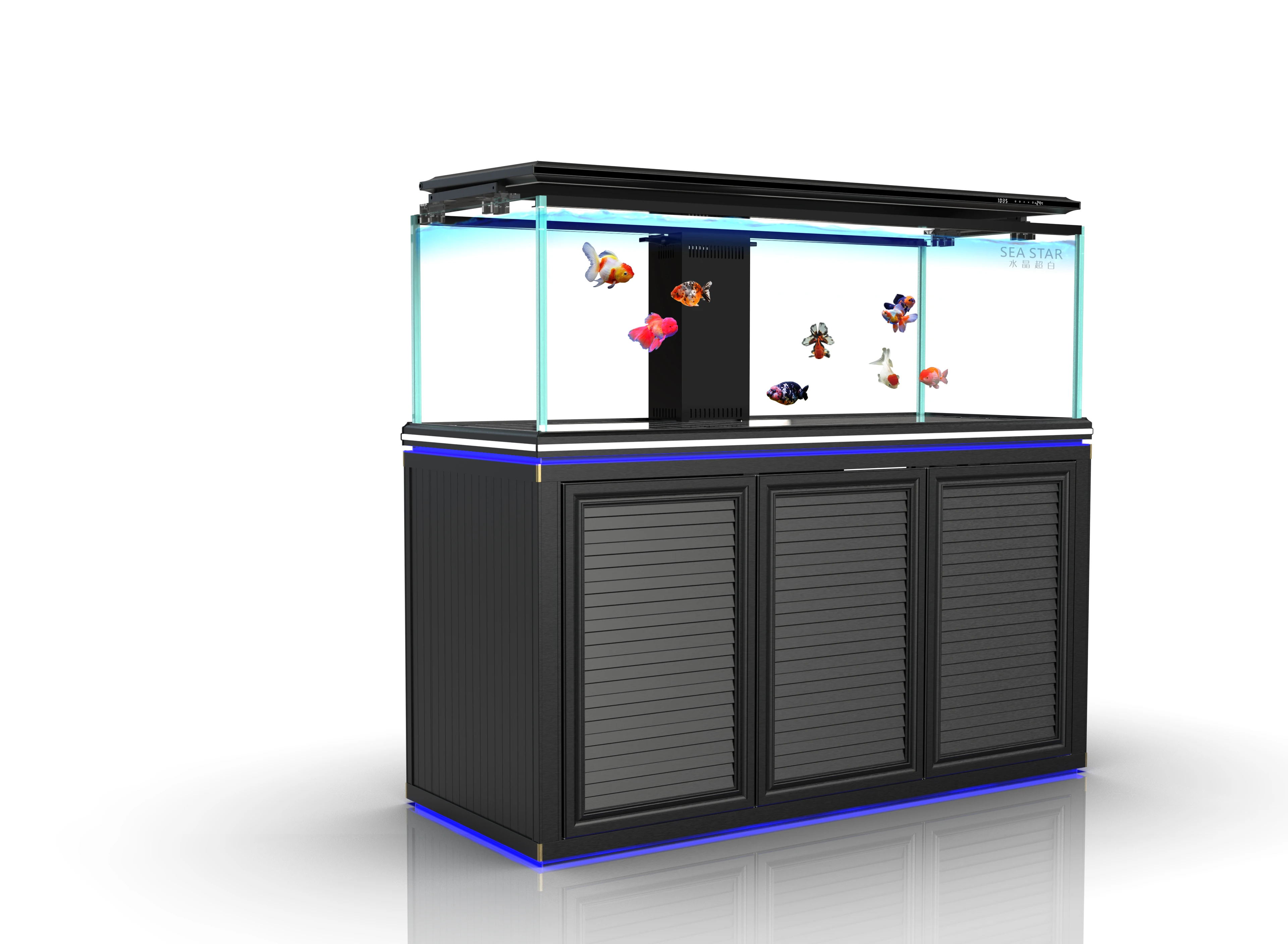 Large Home Decor  Transparent Marine Fish Tank Aquarium items Chiller Carp Fish Tank  exporter for sale