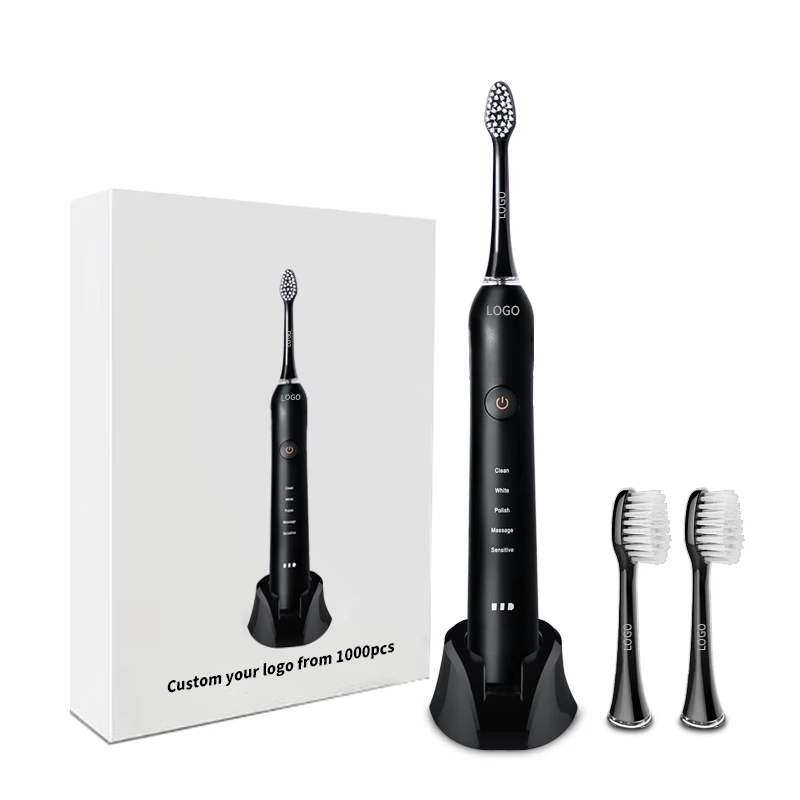Sonic Black Series Ultra Cleaning Toothbrush Power Sonic 48000 Stroke/Min Electric Toothbrush