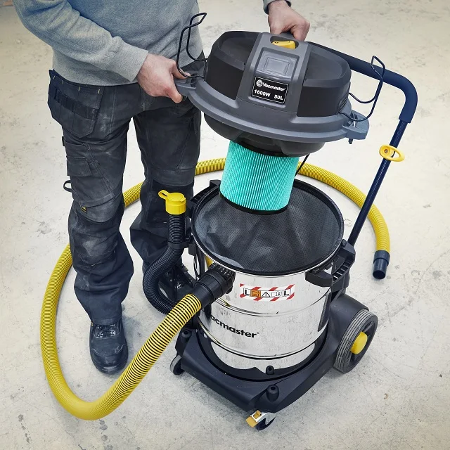 Vacmaster wetdry пылесос с 50L промышленный Годный к употреблению двойной HEPA фильтрации шваброй стиральная СС Class L
