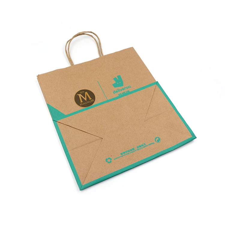 Recycled brown kraft paper bag for shopping,brown paper bag,craft paper bag