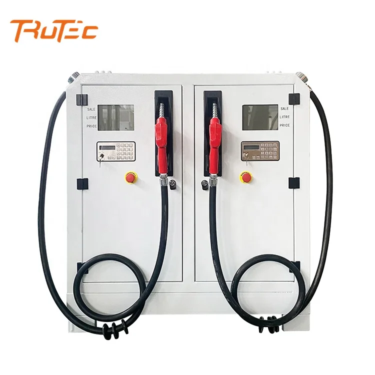 1000L Mini  petrol station with fuel pumps power can be DC 12V/24V AC 220V