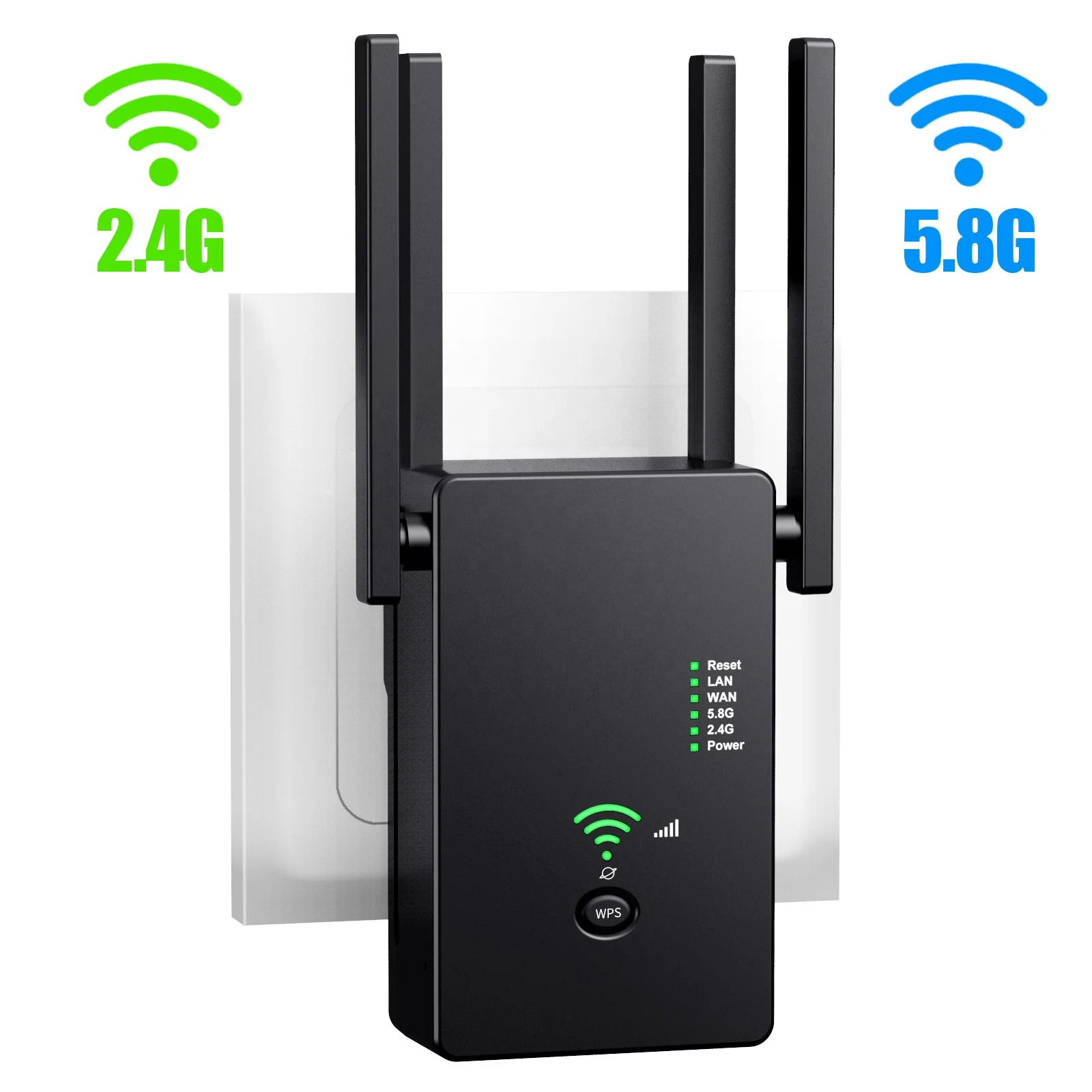 Wholesale 2.4G/5.8G 1200Mbps High Speed Wireless Dual Band Wifi Signal Amplifier AP Repeater Wifi Router