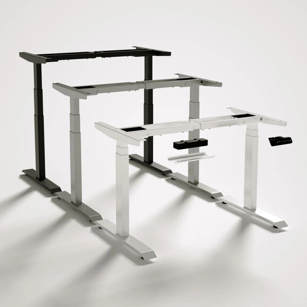 Electric Height Adjustable Lifting Table  2 Legs Lifting Column Office Automatic adjustable desk frame