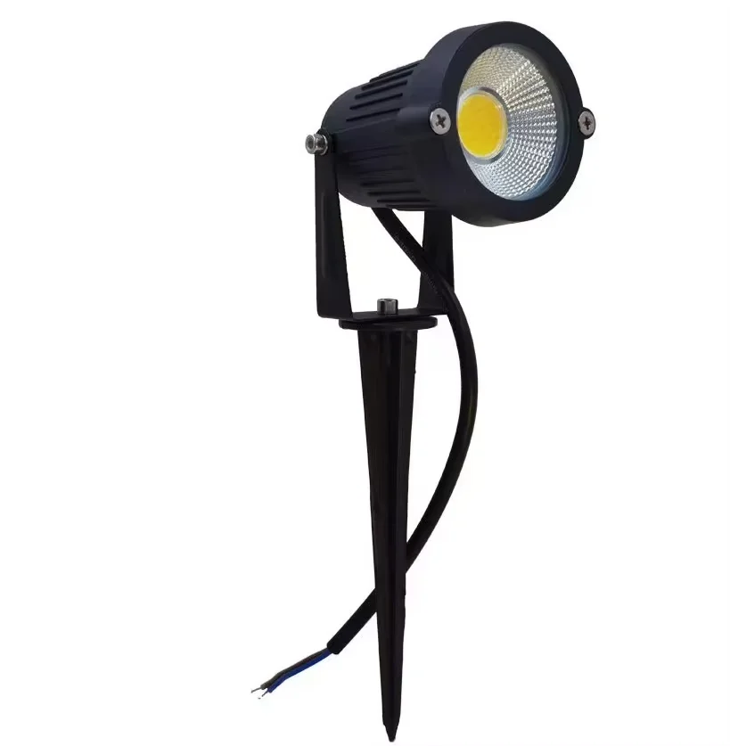 Waterproof spotlights outdoor garden park  spotlight screen wall pillar lights lawn COB lighting trees