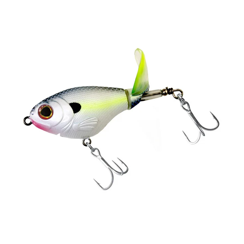 Top Water Fishing Lures Bass Lures with Propeller Tail Fishing Gear for Bass Trout Catfish Pike Perch Bass Fishing Lure