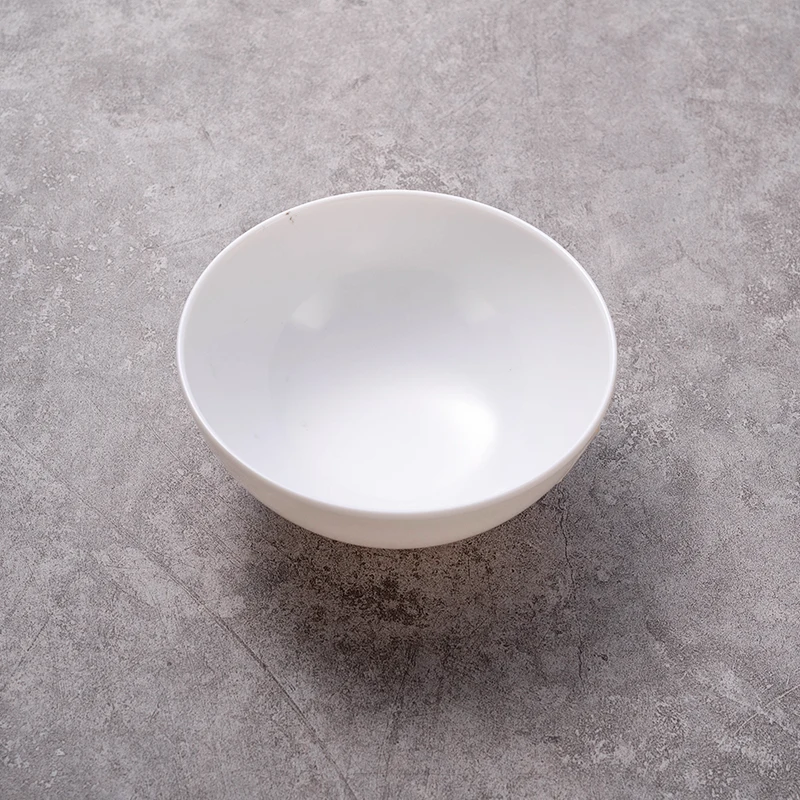 Lightweight Unbreakable 100% Melamine White Cereal/Soup/Salad Bowls for Restaurant Buffet Dining