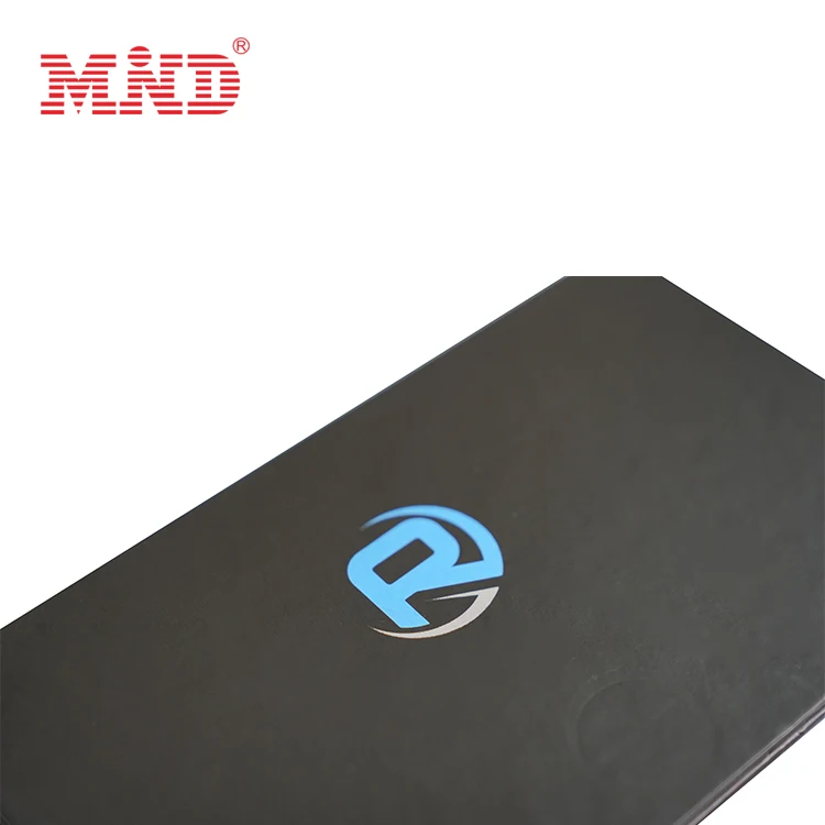 personalized logo metal gift vip credit cards holder cardboard black magnetic packaging box