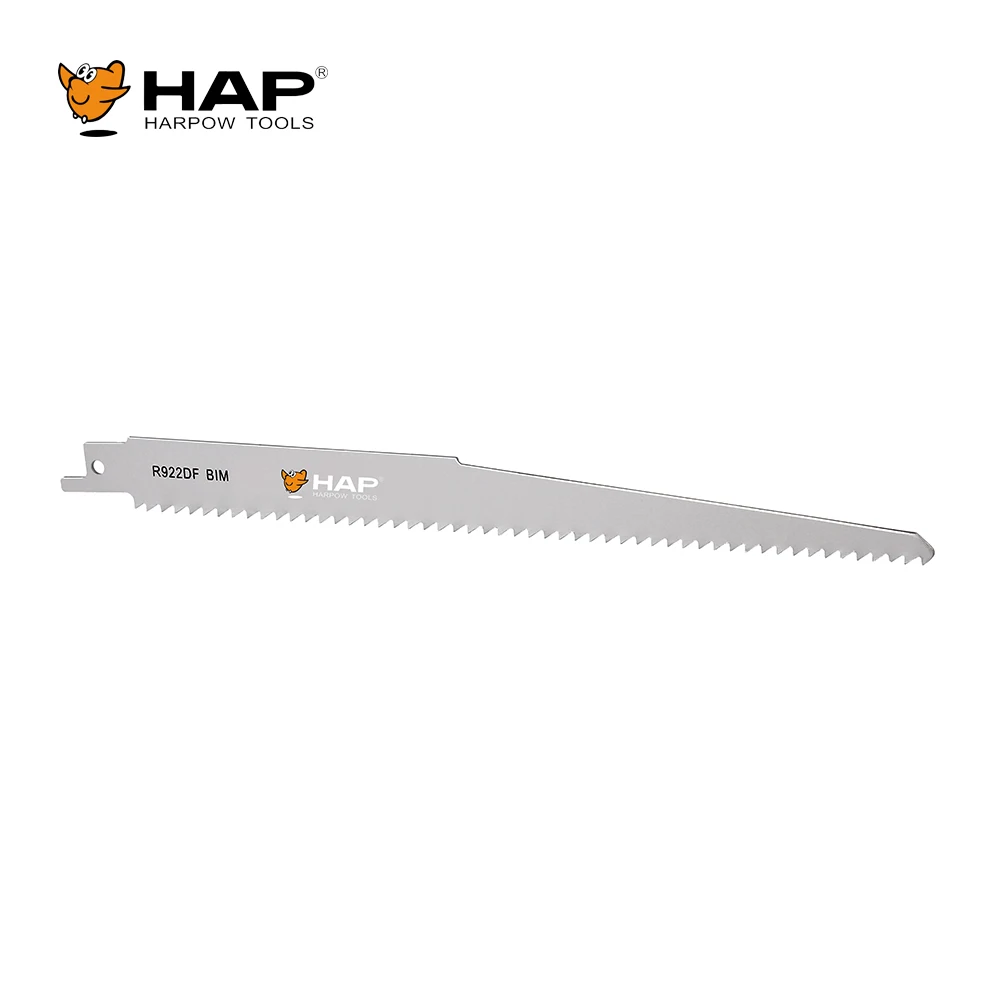 Harpow BIM reciprocating saw blades for wood with nail cutting 6TPI reciprocating saw accessories R922DF