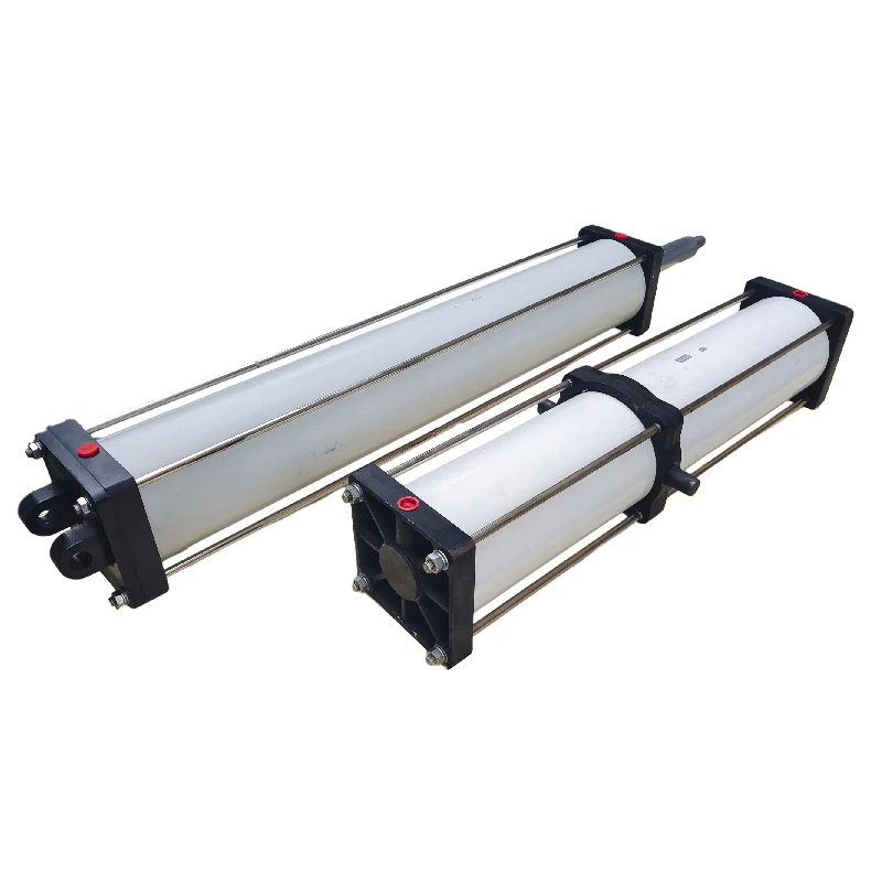 High Pressure Big Force Heavy Duty OD320 Double Acting Piston Air Cylinder Metallurgy Pneumatic Cylinder