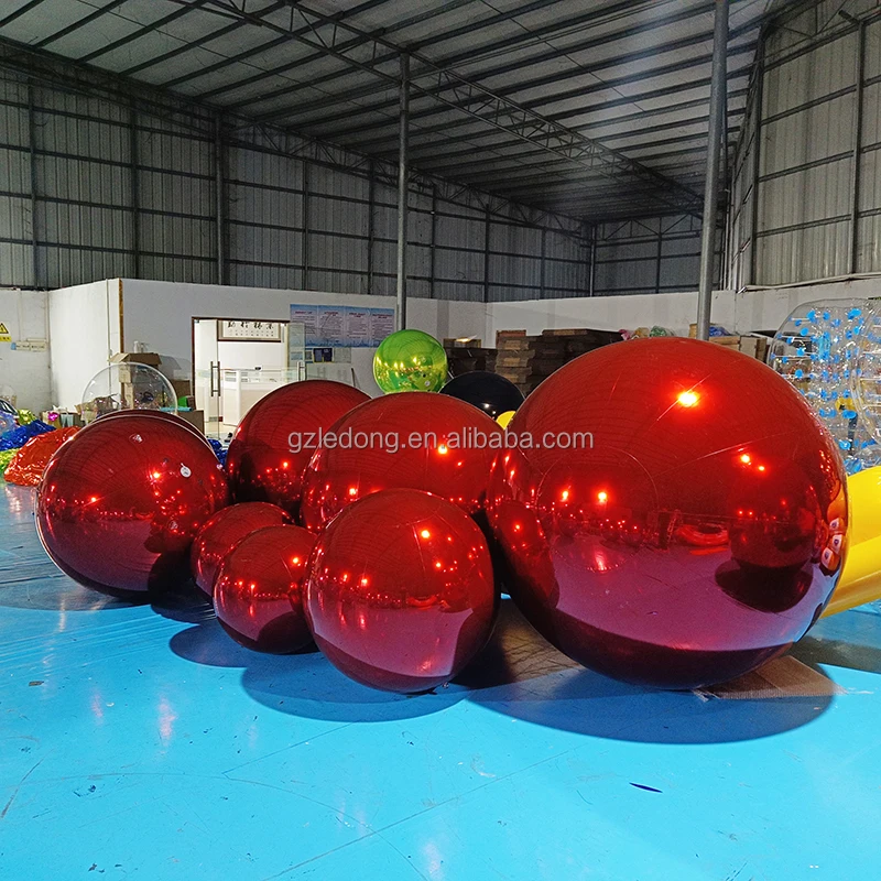 China Factory Custom large Inflatable disco mirror balloon,inflatable mirror ball for advertising