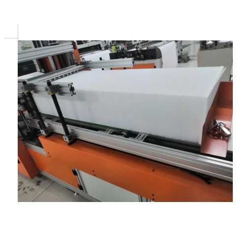 Mini manufacturing High Efficient Filter Pleating Equipment Mini Pleat Machine HEPA Pleater paper folding equipment