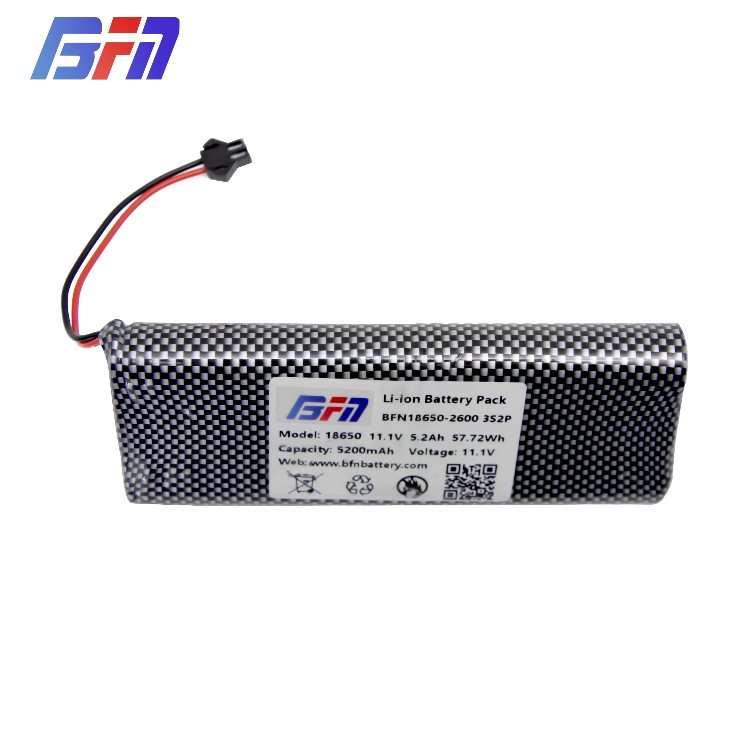 11.1V 2600mAh 18650 li-ion battery 3s1p li-ion battery pack 3.7V 7.4V 11.1V 14.8V rechargeable lithium ion battery