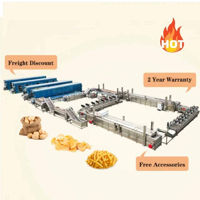 Joyshine Food Industry Small Scale Lays Potato Banana Chips French Fries Making Machine Production Line