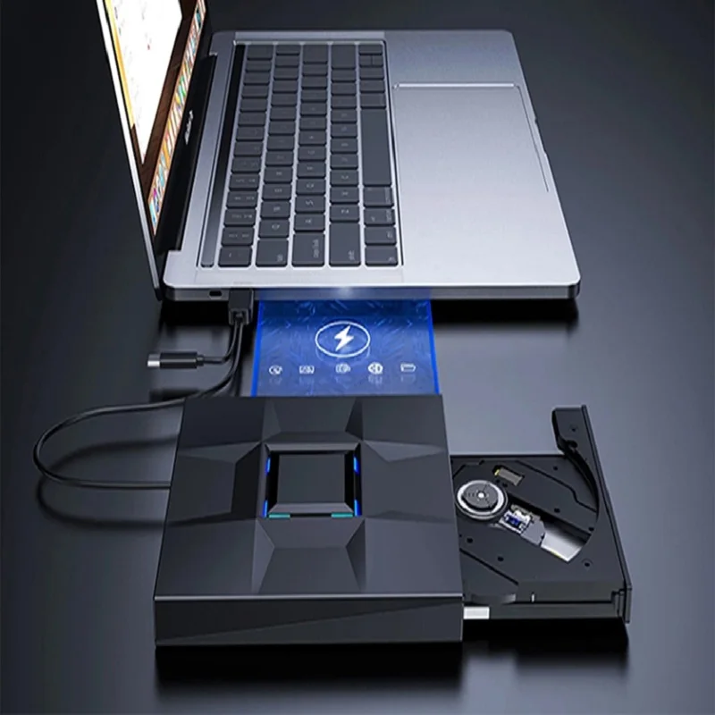 Hot selling Type-c&USB3.0 high speed transfer dvd +/-Rw optical drive external optical drive for laptop,dvd cd,usb cd drive