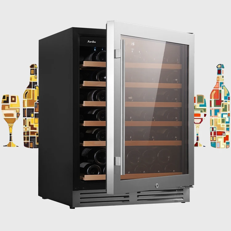 LANYI factory wholesale Square Wine Cooler Save Power low noise Wine Cellar for homes