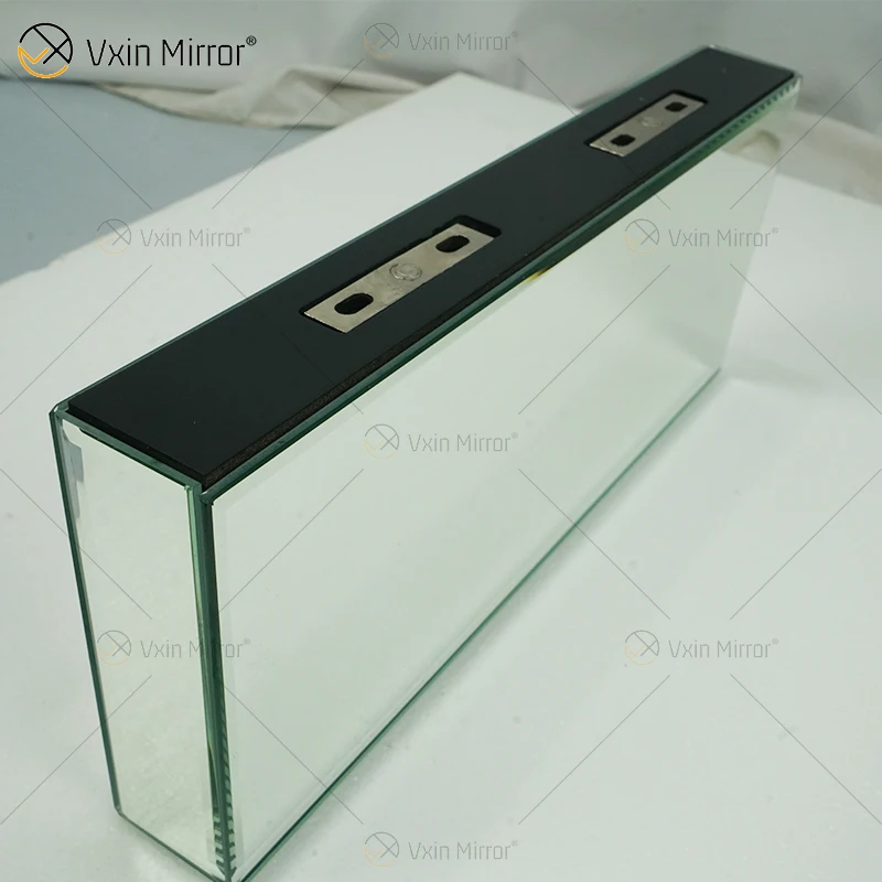 Vxin factory supply  silver wall decor silver glass mirror wall shelf for wall