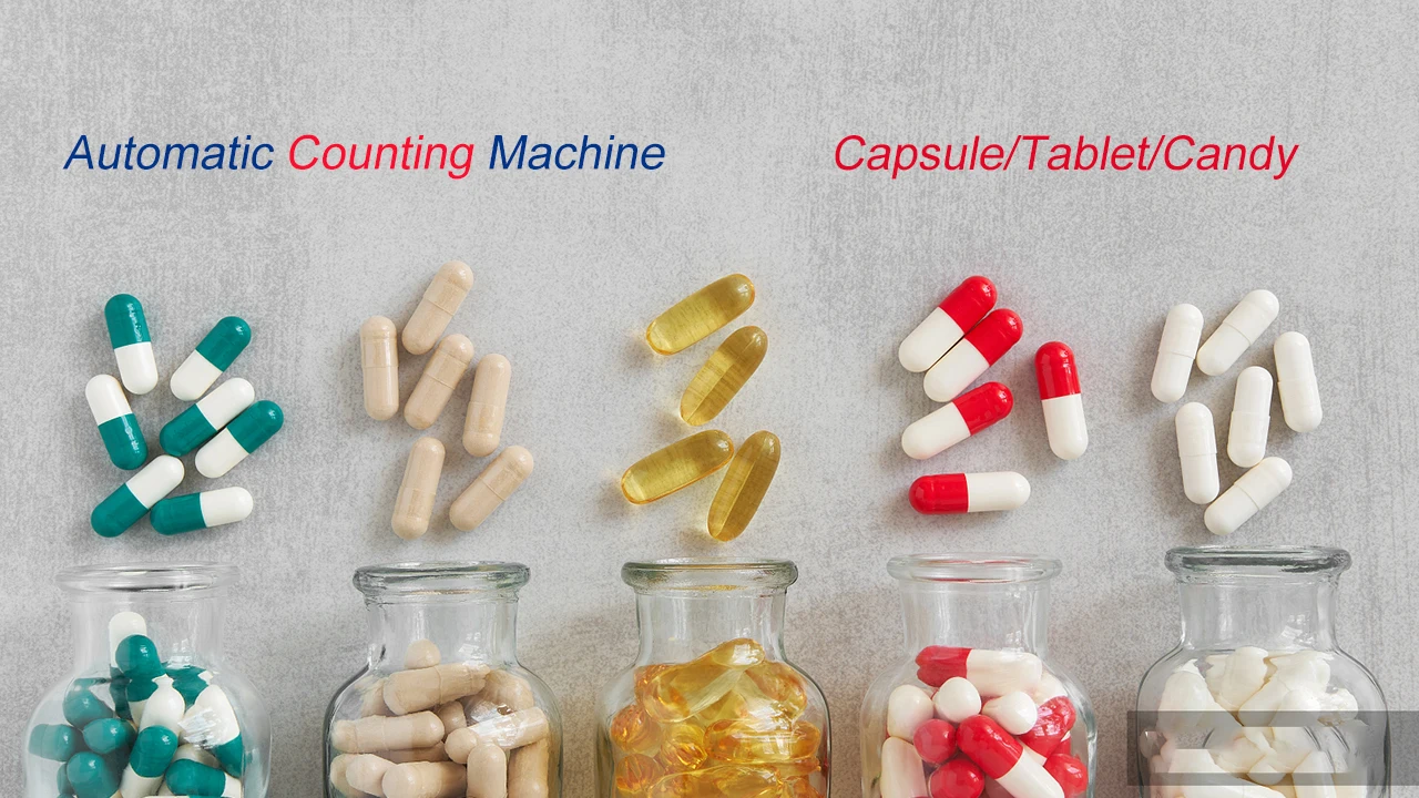 Pharmacy Tablet Counter Transparent Soft Capsule Counting Bottling Machine