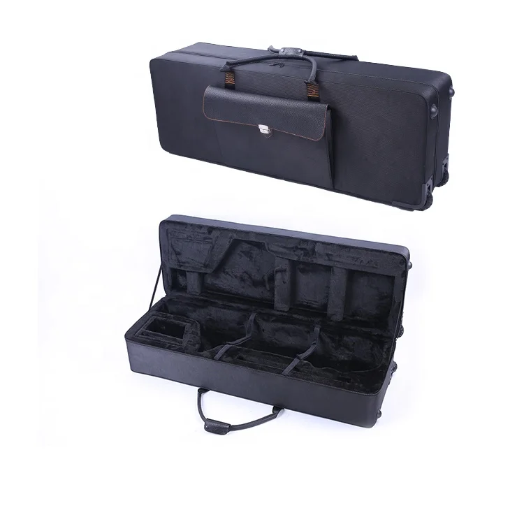Alto saxophone wood frame case hard saxophone case
