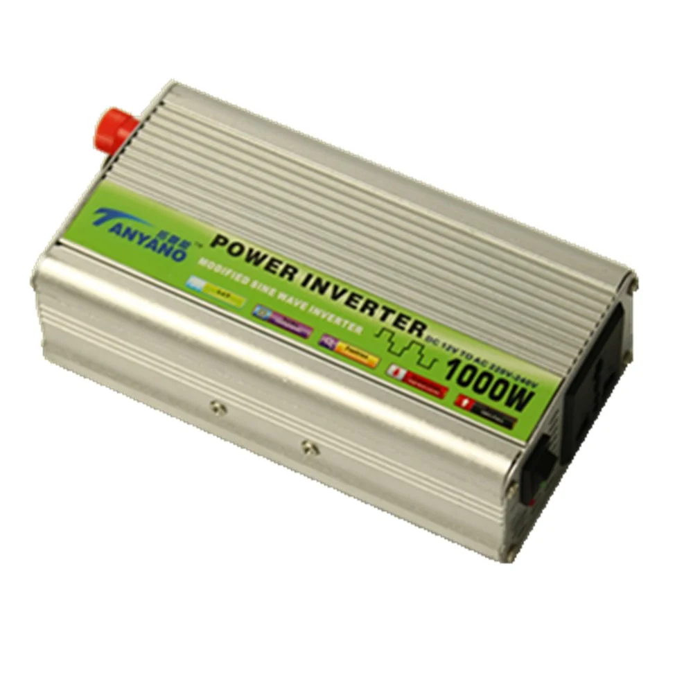 1.5KW Silver Power Inverter DC to AC 12V 220V Hybrid Vehicle-mounted Modified Sine Wave Inverter with USB Port