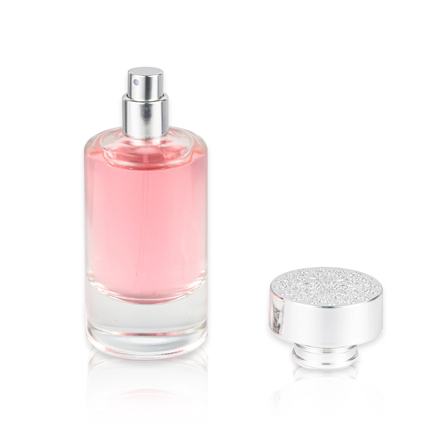 New Factory stocks cheap price 1/2 oz perfume bottles 20ml 30ml 50ml 100 ml perfume bottle with gold silver cap