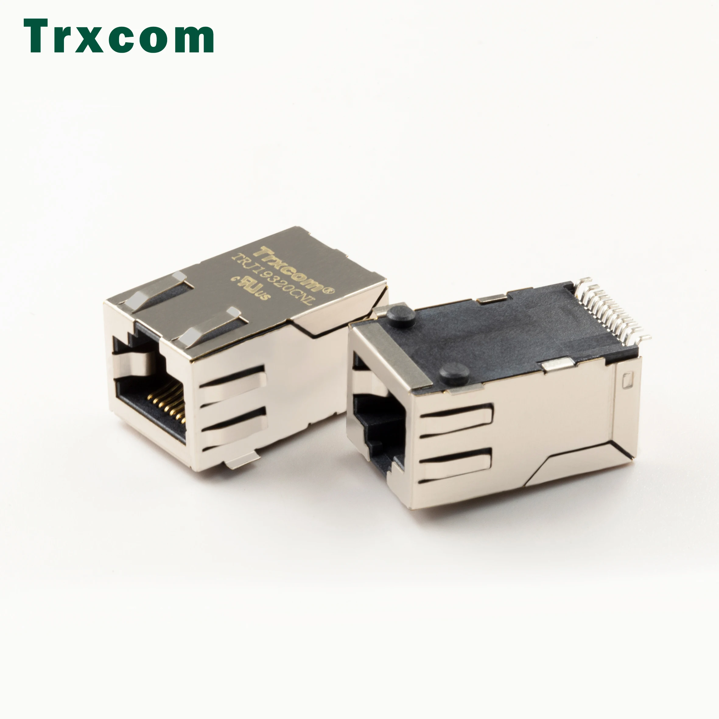 Trxcom  RJ45 Ethernet erect type  interface TRJD1155BDNL replacement HFJV1-RP48-L12RL isolation transformer