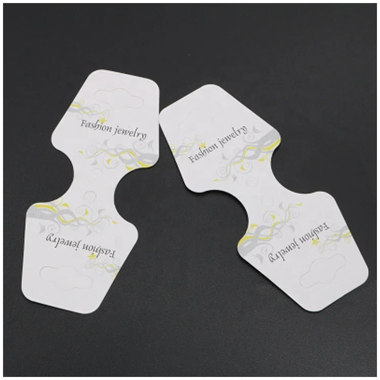 White fashion DIY printing card ornament hangtag jewelry bracelet necklace display card