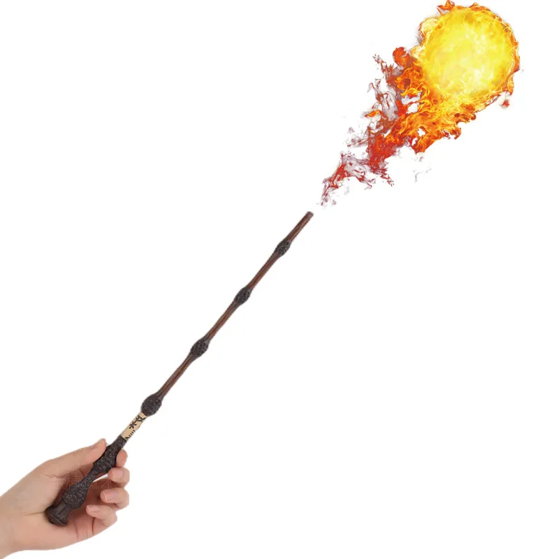 Cosplay Electronic Fire Flasher Magic Wands Tricks Flame Lighter Device Props Magicians Professional Accessories