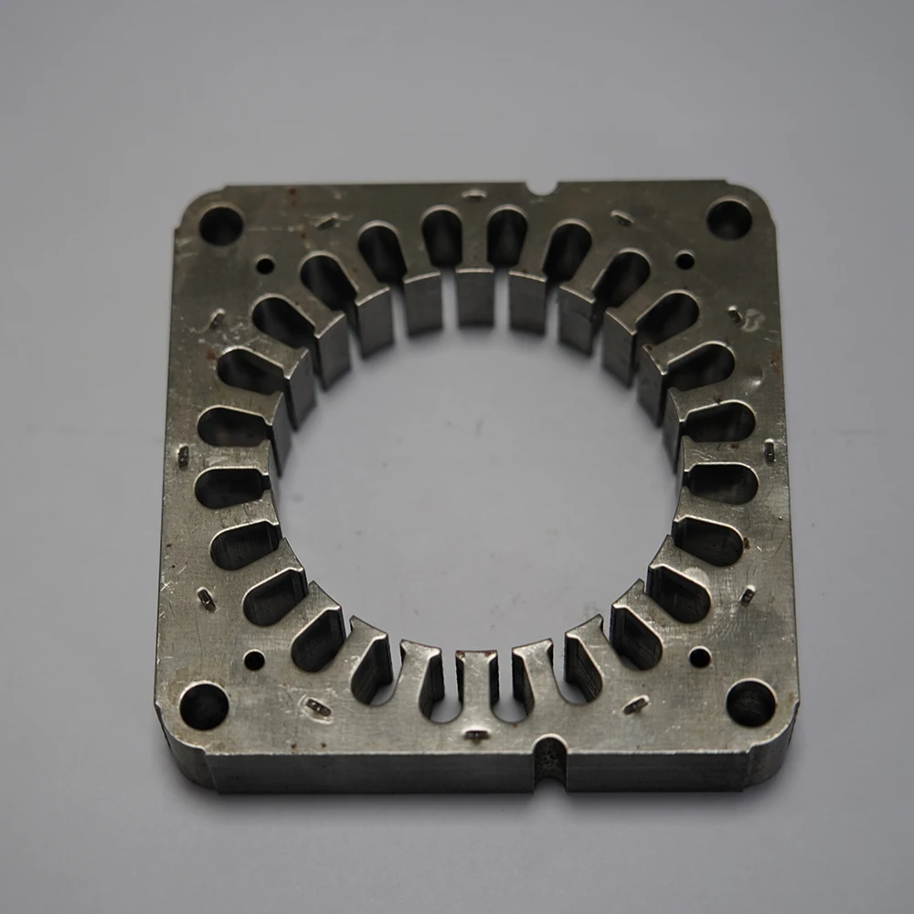 Custom motor parts metal stamping riveting silicon stator and rotor