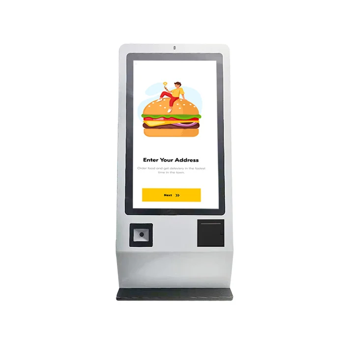 self service order cashless restaurant queue system Payment Kiosk Machine