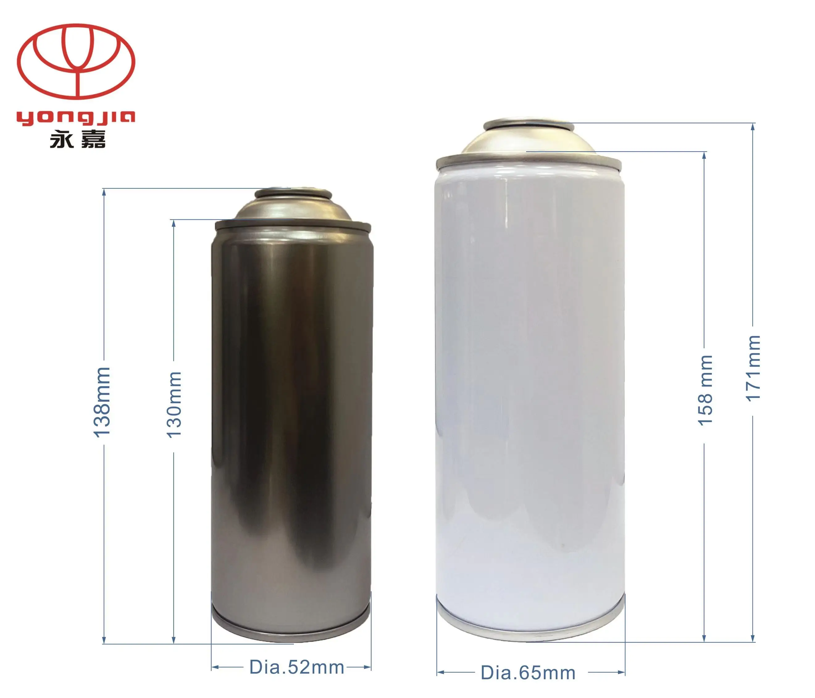 Customized Logo Printing Small Aluminum Can Screw Loosening Agent Tin Aerosol Can