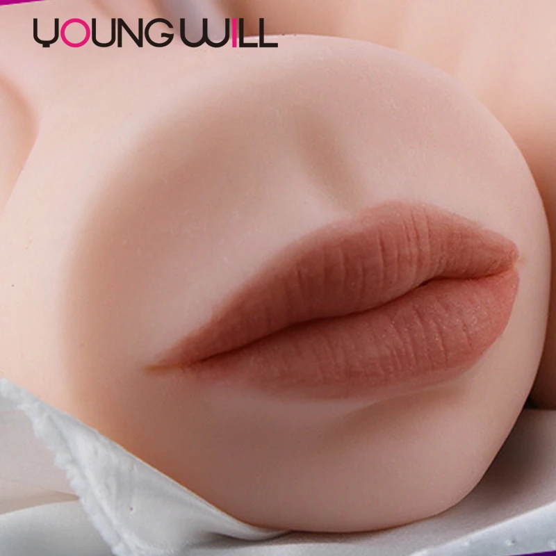 Realistic Oral Masturbator Cup Sex Toys Hole Mouth Aircraft  Rubber Pock Pussy Pussy female Artificial Vagina Sex Toys for Man