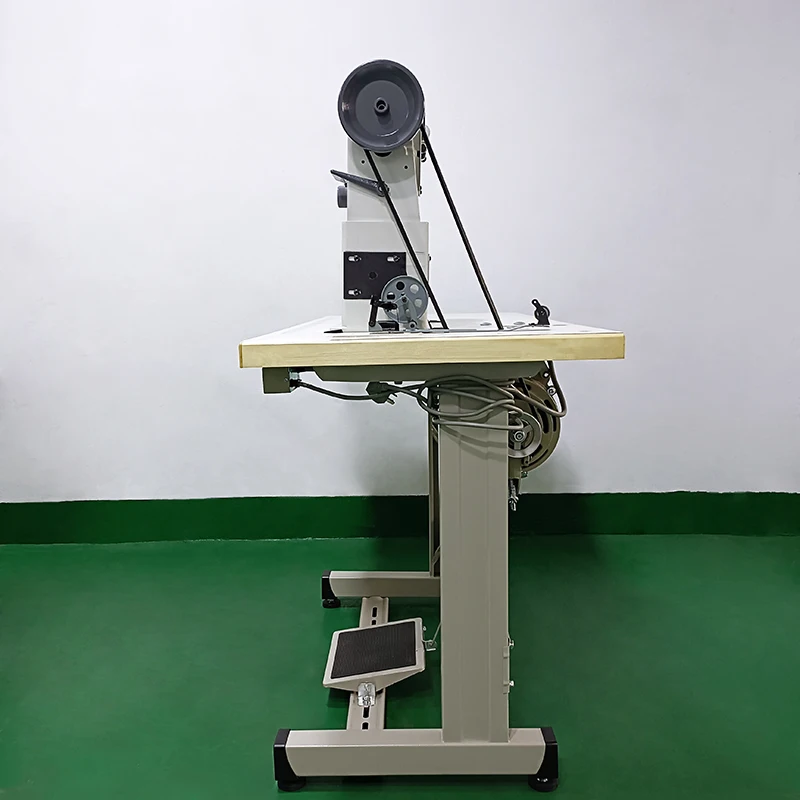 Industrial Walking Foot Single Lockstitch Needle Shoes Leather High Post Bed Sewing Machine Price With Table