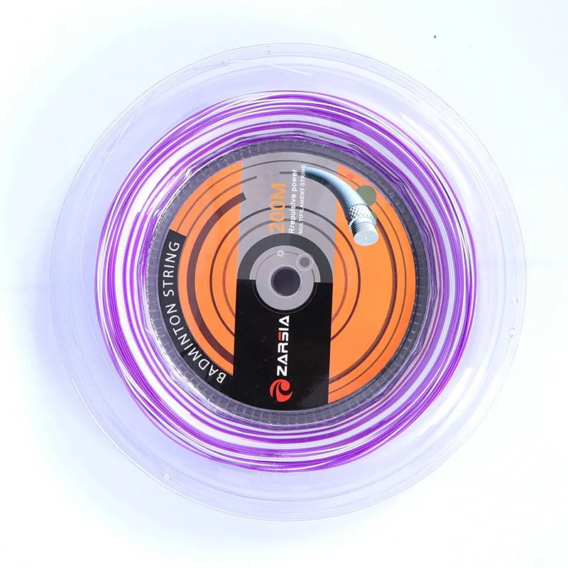 Rainbow Badminton String Reel 200M colorful badminton strings