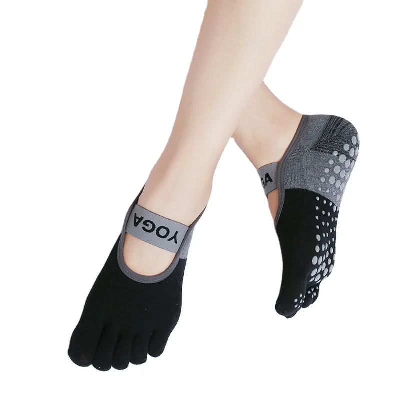 2024 custom logo and design sport women grip Gym dance jump Non slip ballet women yoga socks