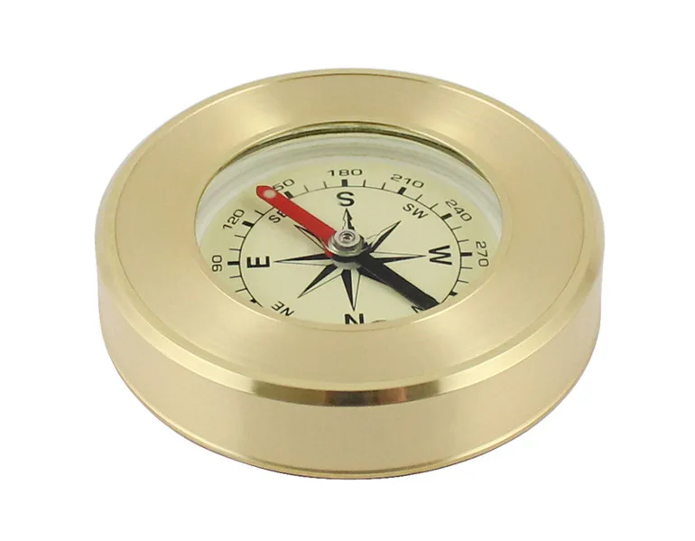 High Grade Brass Compass Advertising Gifts Outdoor Compass for Wholesale