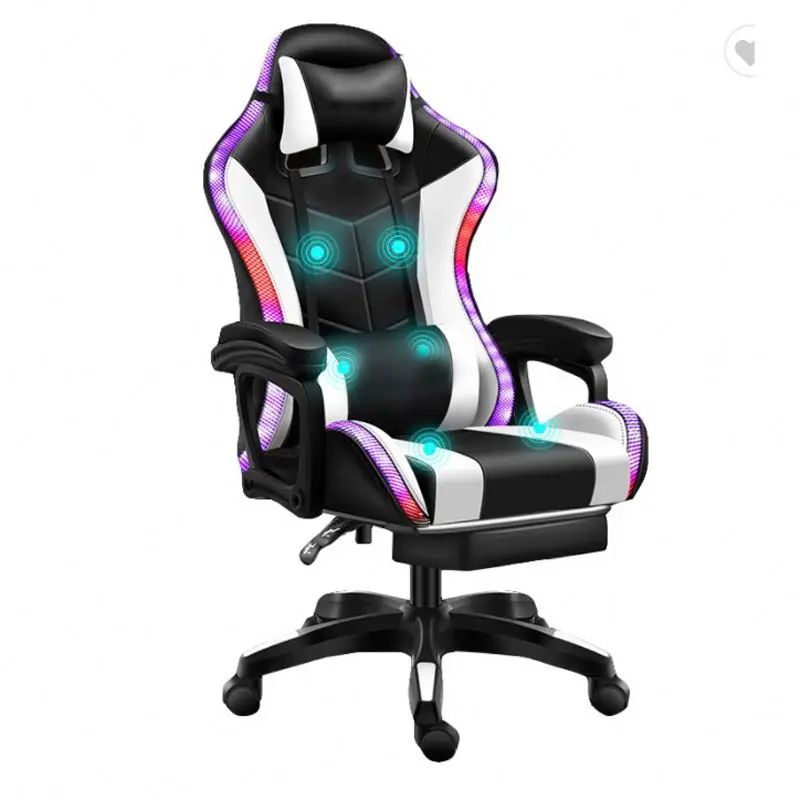 China Large Width Wide Seat Ergonomic Manufacturer Cheap Price Reclining  Pc Computer Game Chair Red Racing Chair