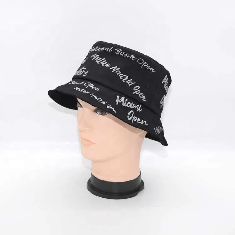 Outdoor tennis fisherman hat fashion tennis watching sun protection fisherman hat New embroidered fisherman hat