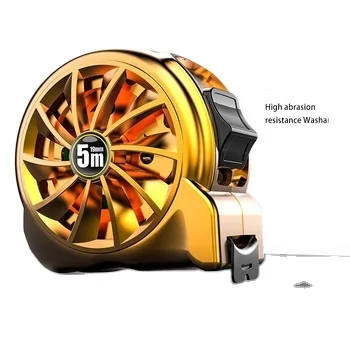 Factory Wholesale Portable sewing building Custom logo inch metric steel key chain Durable wearable portable steel tape measure