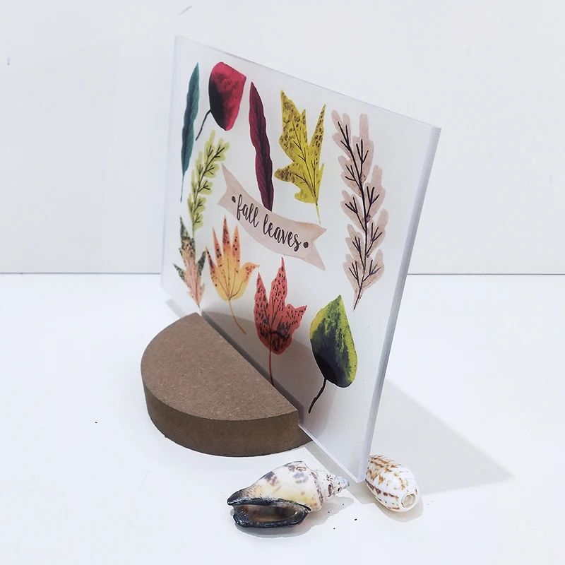 10 inch 7 inch 5 inch frosted sublimation acrylic blanks customized printing acrylic photo frame wholesale