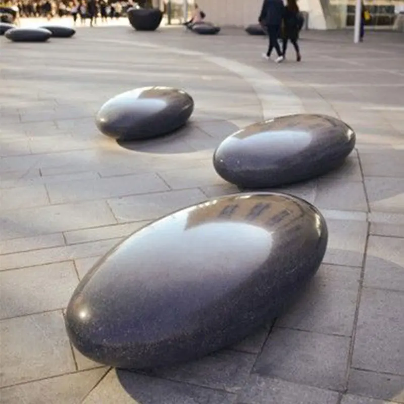 Y454 Cobblestone stool special egg chair table modern other Furniture garden Outdoor Patio bench fancy art decor stone Chairs