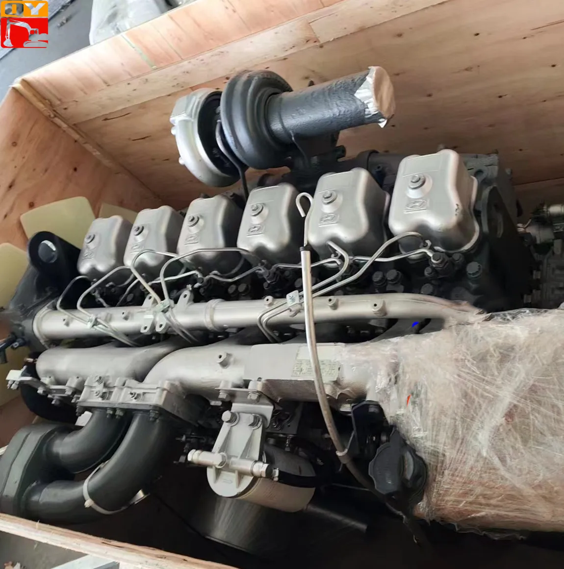 Подлинный новый двигатель в сборе D6AC D6CA используется для R350LC-9 гусеничного экскаватора HD270