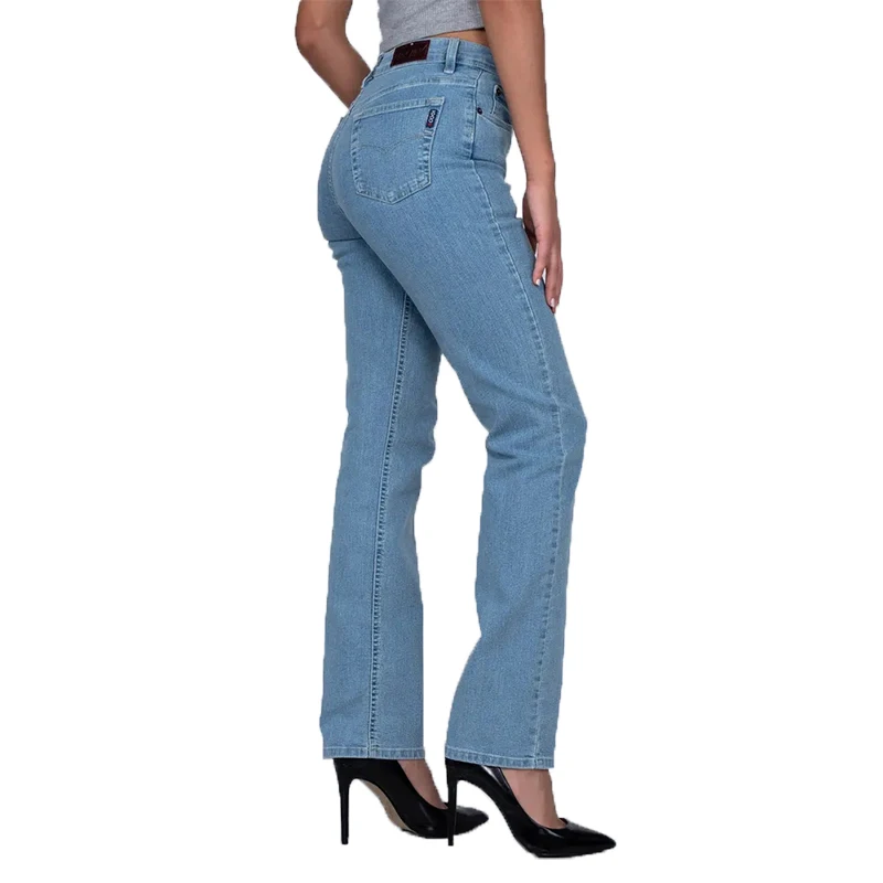 China Denim factory wholesale  latest jean trousers for ladies best female denim pants  womens jeans pant for girl on sales