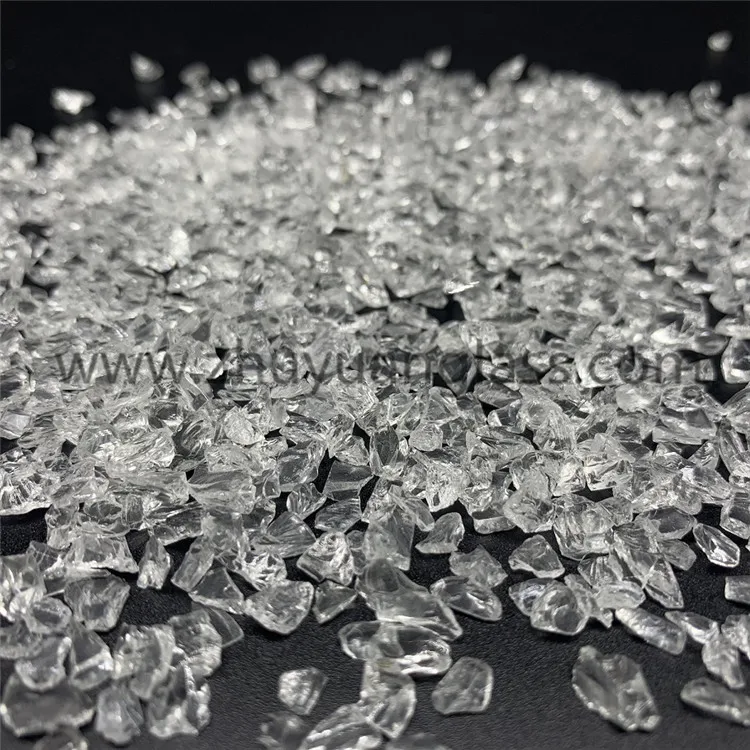 Crushed Mirror Glass Chippings Aggregate