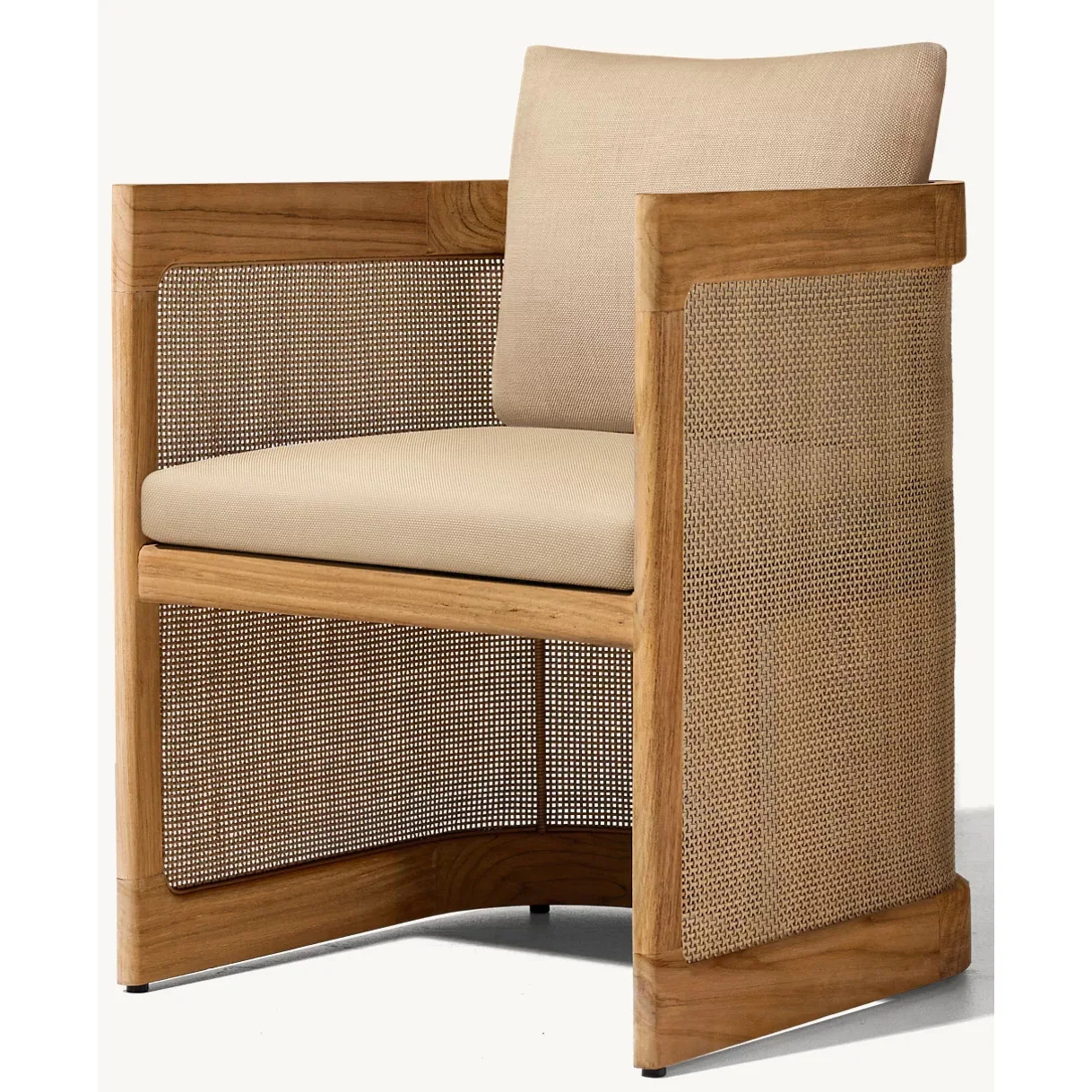 Luxury wooden furniture outdoor large 6 8 10 seat all weathered rattan solid wood teak dining table chairs set