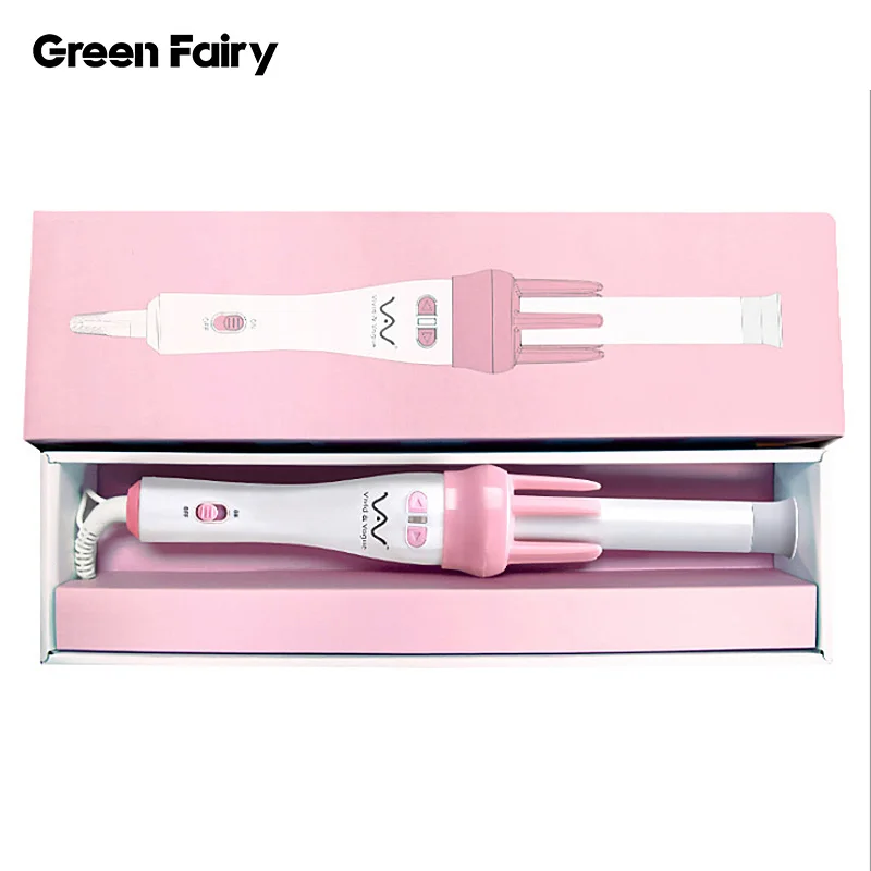 
Hot Sale Hair Curler LCD Pro Salon Automatic Hair Curling Curler Ceramic Roller Wave titanium automatic hair curling machine 