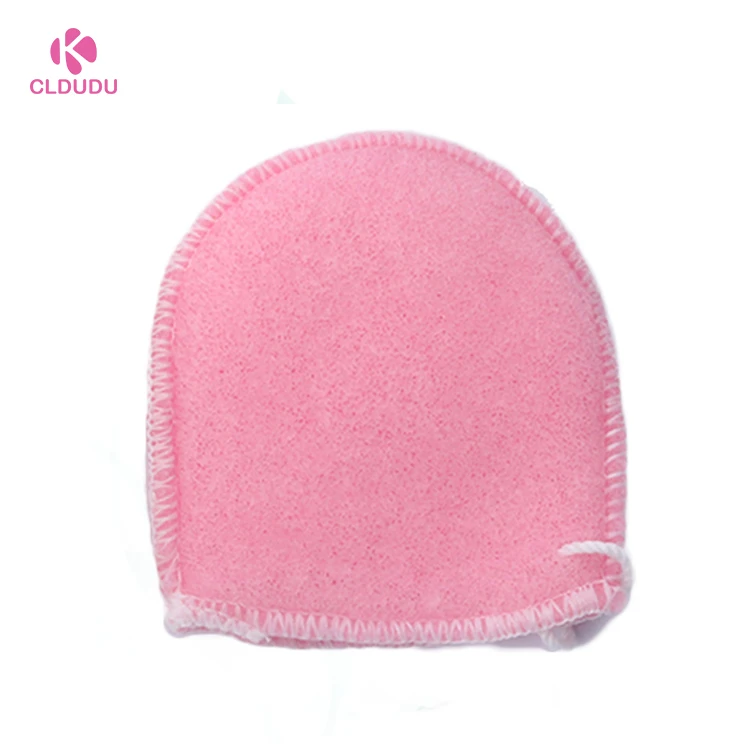 100% Natural Konjac Puff Facial Glove Pore Cleaner Washing Sponge Face Bath Spa Glove Deep Cleansing Body Skin