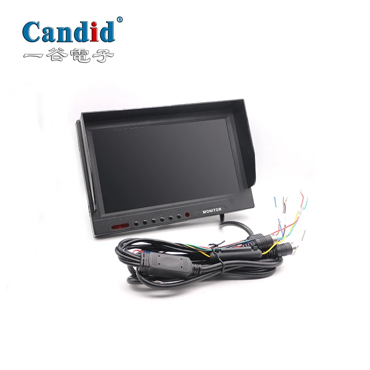 9 inch car monitor system LCD screen with OEM pit mounted different install fit to RV Truck Bus