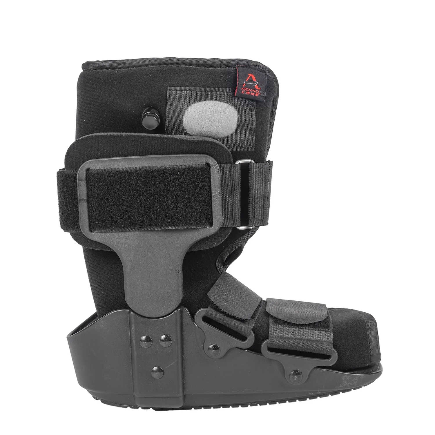 Medical Short Ankle Brace Corrector Hinged Fracture Foam Air Orthopedic Walker Boot
