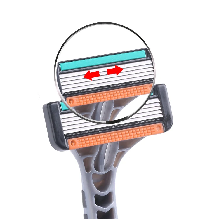 Manufacturer Wholesale Under Shave Razor Disposable 5 Blade Shaving Razor for Men
