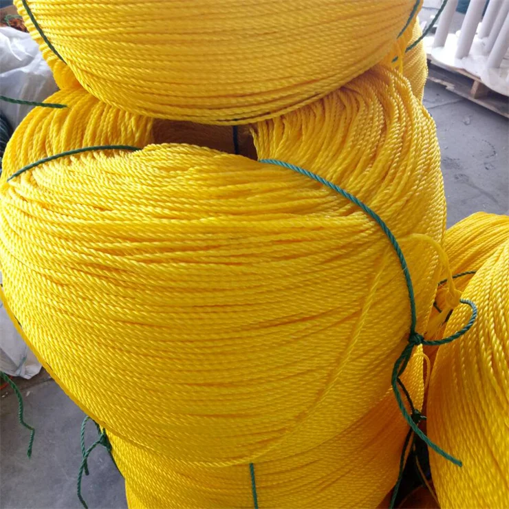 Plastic Polyethylene Rope Colored Factory High Quality Plastic PE Rope For Agriculture Packaging Rope Twisted